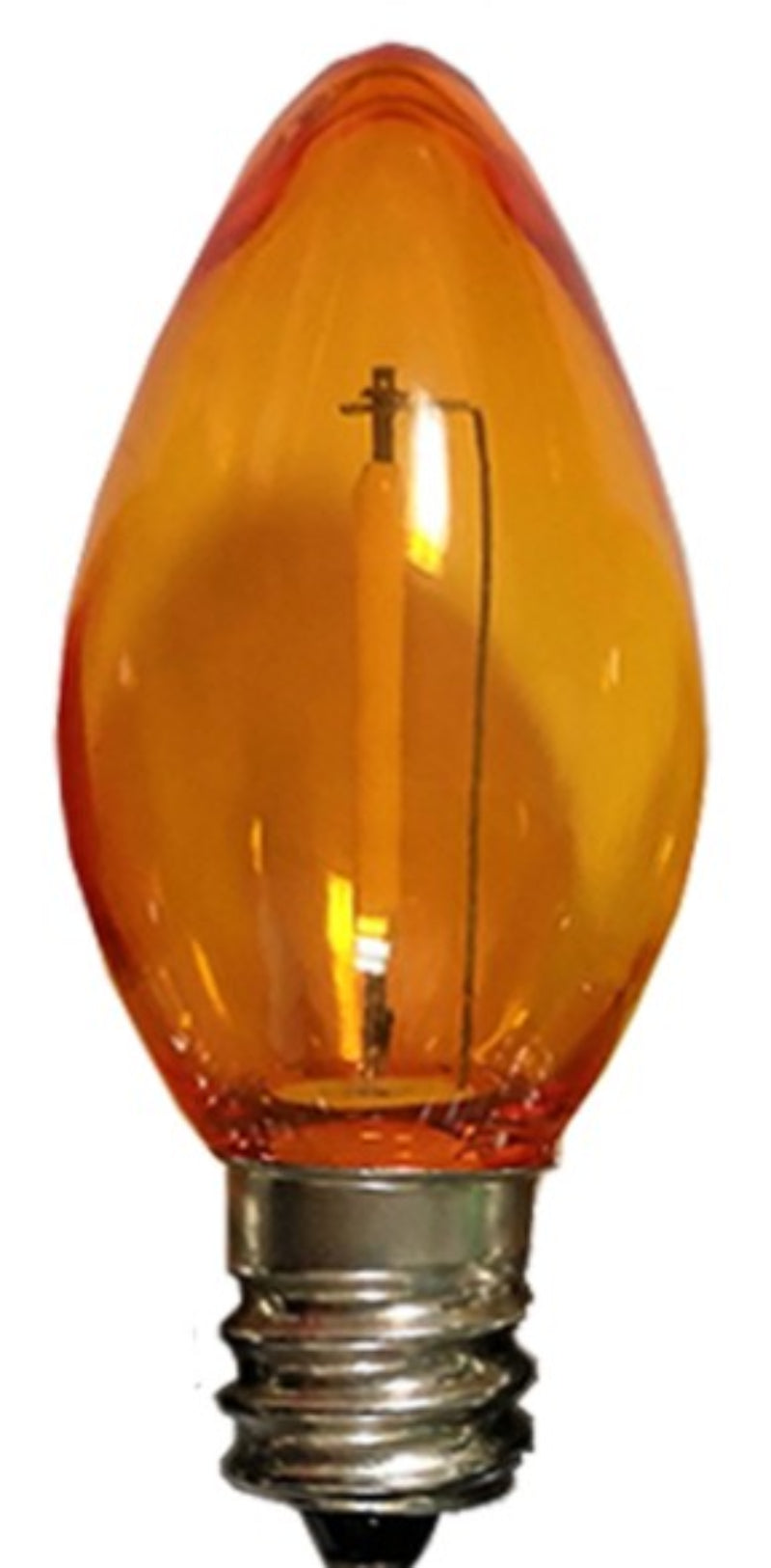 C9 Filament LED Bulbs — Orange