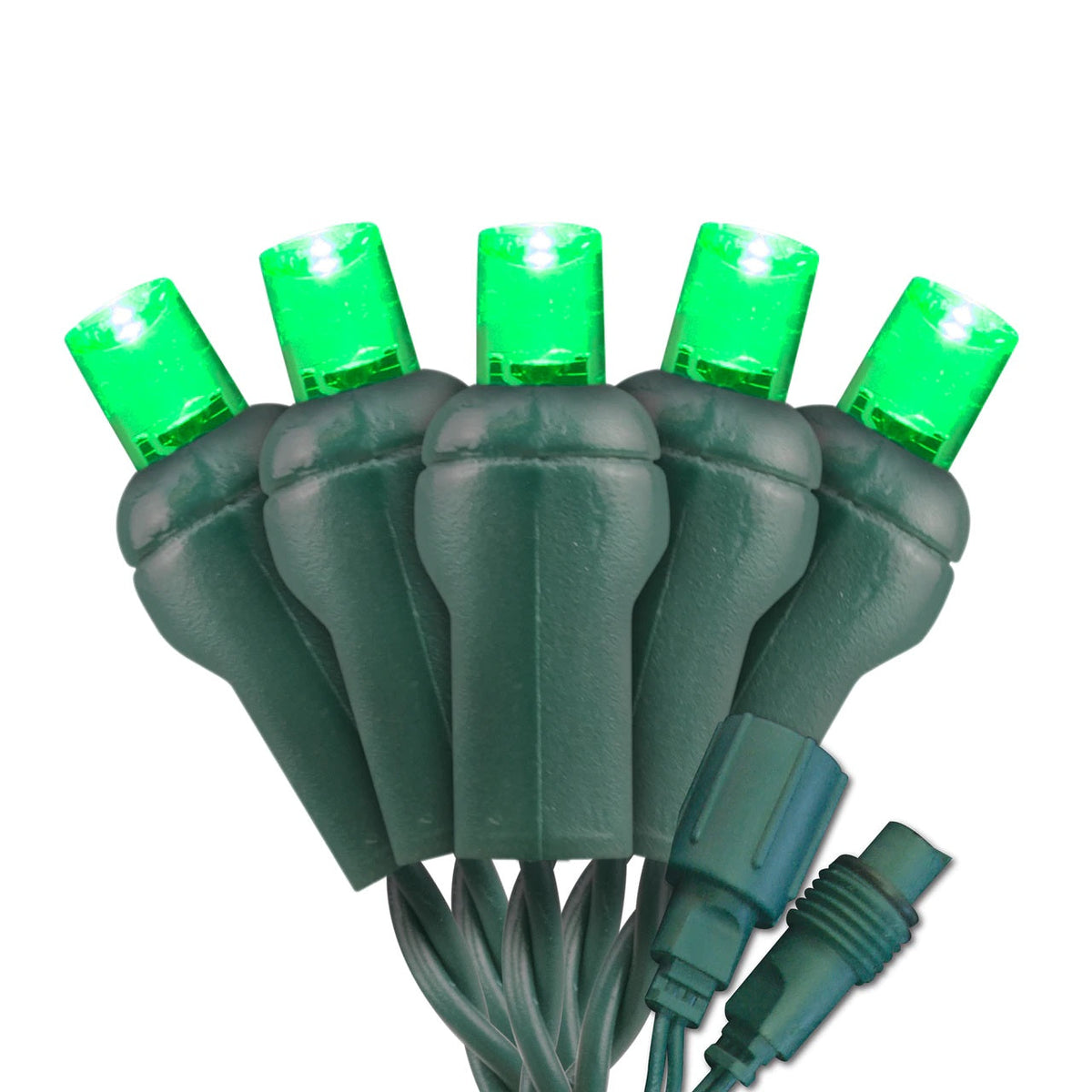 5mm Coaxial Mini Light Strings — Green
