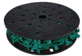 C7 Socket Wire · 12-inch Spacing — Green