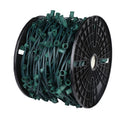 C9 Socket Wire · 12-inch Spacing — Green