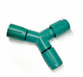 Coaxial Y Connector — Green