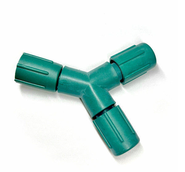 Coaxial Y Connector — Green