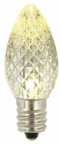 C7 Faceted LED Bulbs — Warm White