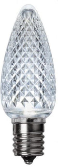 C9 Faceted LED Bulbs — Cool White