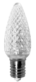 C9 Faceted LED Bulbs — Pure White