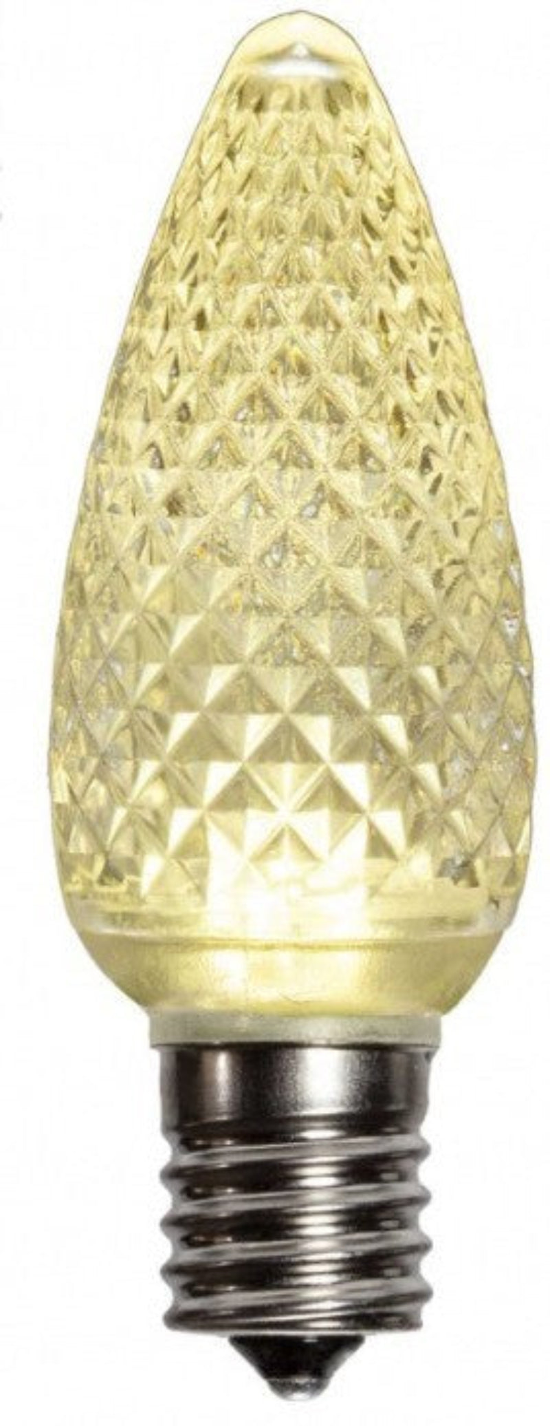 C9 Faceted LED Bulbs — Warm White