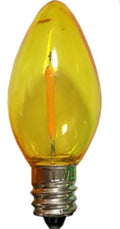 C9 Filament LED Bulbs — Yellow