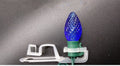 Omni Light Clip — profile shown with bulb and socket